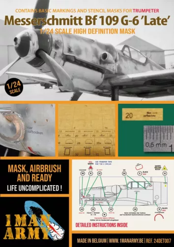 1 Man Army - Bf 109 G6 Late ( Trumpeter )