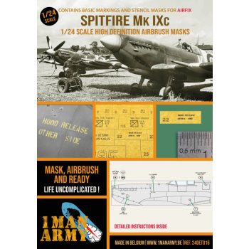 1 Man Army - Supermarine Spitfire Mk.IXc  ( Airfix )