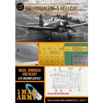 1 Man Army - Grumman F6F-5 Hellcat ( Airfix )