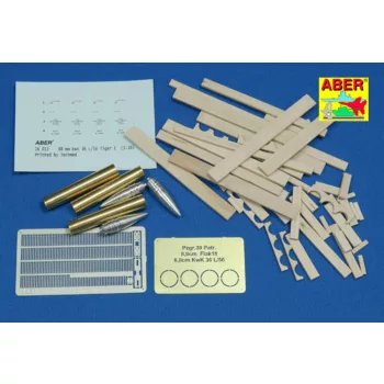 Aber Models - 8,8cm Tiger I A/T Ammo with box