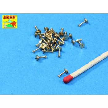 Aber Models - Imitation of Hexagonal bolts 1,55 mm x 30 pcs.