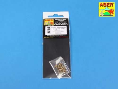 Aber Models - Turned imitation of Hexagonal bolts 1,19 mm x 30 pcs.
