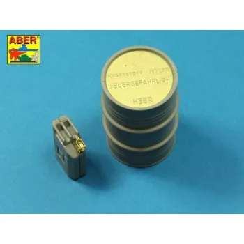   Aber Models - German 200L Jerry Can closings & 200L fuel drum covers (choice A)