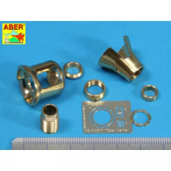   Aber Models - Early muzzle brake used on German 8,8zm barrel Tiger I-early and Tiger II
