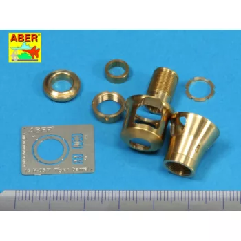   Aber Models - Late muzzle brake forTiger II (Henschel turret)