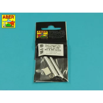   Aber Models - Gun barrel for  37 mm M6 gun used on US M3 & M5 tanks