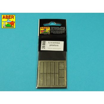 Aber Models - License plates