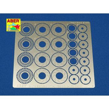 Aber Models - Standard drilled discs brakes dia 14mm
