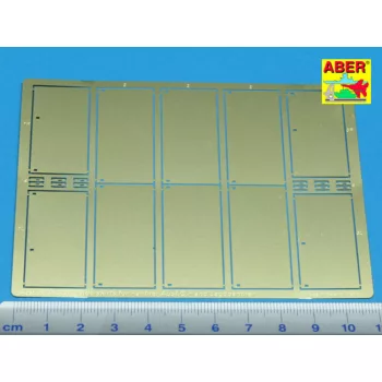 Aber Models - Side skirts for Panther Ausf.G, Jagdpanther