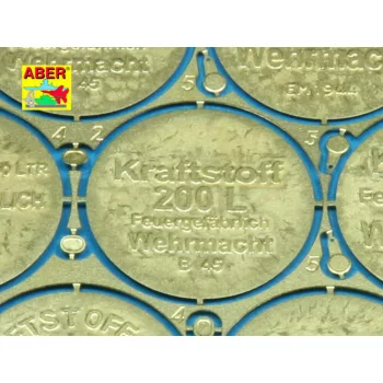 Aber Models - German WW II 200 Itr. fuel drum covers