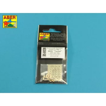   Aber Models - Soviet smoke Discharges system for BMP-1 902V Tucha with rack