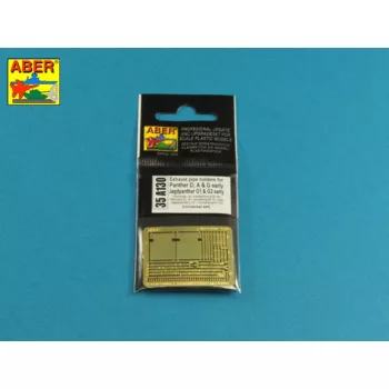   Aber Models - Exhaust holders for Panther D A & G early, Jagdpanther G1 & G2 early