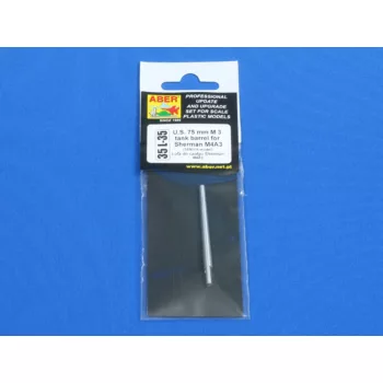 Aber Models - U.S. 75mm tank Barrel for Sherman M4A3