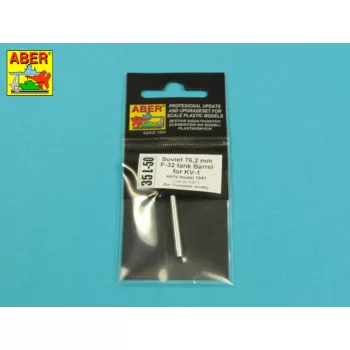   Aber Models - Soviet 76,2mm F-32 tank barrel for KV-1 early model m1941