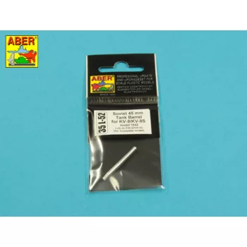 Aber Models - Soviet 45mm Tank Barrel For KV-8/KV-8S