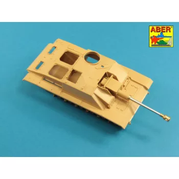   Aber Models - German StuK.40 L/48 7,5 cm Barrel with middle muzzle brake for Stug.III, Ausf G middle