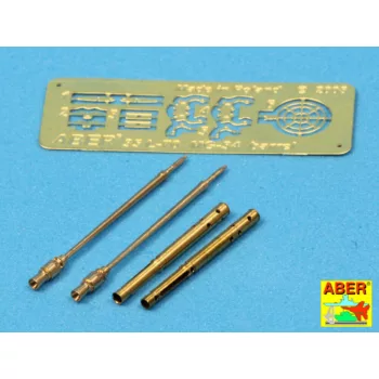   Aber Models - Set of 2 barrels for German tank machine gun MG 34 with Panzermantel