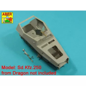   Aber Models - Barrel for German machine gun MG34 with Panzerschild