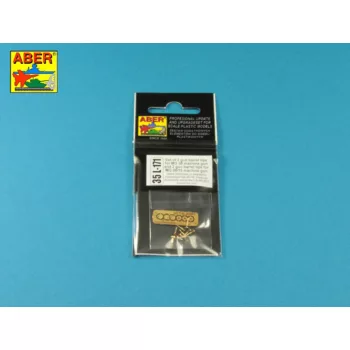   Aber Models - Set of gun barrel tips for MG 08 x3 pcs. And barrel tips for MG 08/15 x 3 pcs.