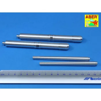   Aber Models - German128mm L/61 barrels for anti-aircraft 12,8 cm FlaK 40 Zwilling