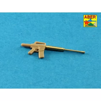   Aber Models - Set of barrels for US M16A1 or M231 5,56mm gun barrels x 6 pcs.