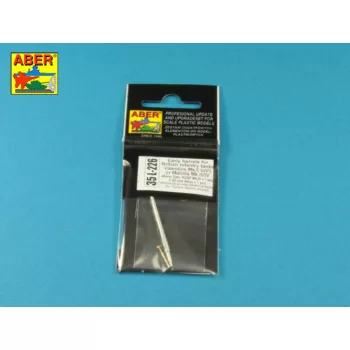   Aber Models - Early barrel for Valentine Mk.II to VII or Matilda Mk.III/IV with Besa MG barrel