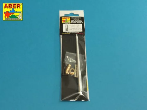 Aber Models - 10,5cm KwK L/70 barrel with perforated muzzle brake for German Pz.Kpfw. VII Löwe or VK 7201(K)