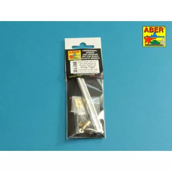   Aber Models - Barrel for German 8,8cm Kw.K 43/3 L/71 (two part) gun used on Tiger B Porsche turret-late