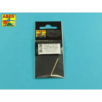   Aber Models - 20mm gun barrel with prototype muzzle brake for nkm wz.38 FK-A used on TKS Tankette