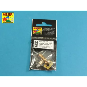   Aber Models - Muzzle brake fit to barrel for Krupp 12,8cm PAK 44 Anti-Tank Gun (Trumpeter)