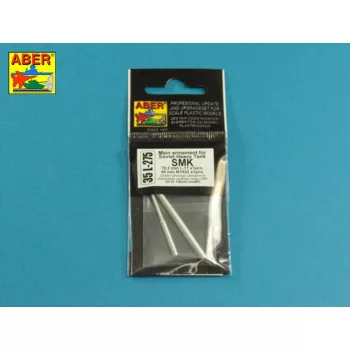   Aber Models - Main Armament for Soviet Heavy Tank SMK  1x76,2mm L-11,  1x45mm M1932,