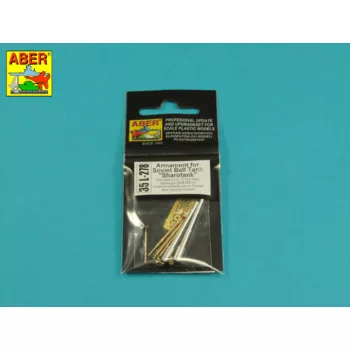   Aber Models - Armament for Soviet Ball Tank “Sharotank” 2 x 37mm gun, 2 x 12,7 mm machine gun DShK M36