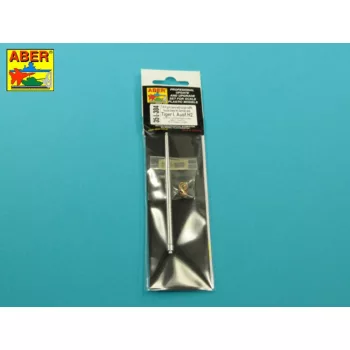   Aber Models - 7,5cm gun barrel with single baffle muzzle brake for German Tank Tiger I, Ausf.H2 (Dragon)