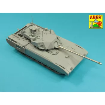   Aber Models - Armament for Russian Main Battle Tank T-14 ARMATA barrel for 125 mm 2A82-1M cannon &barrel for 12,7 mm Kord AA MG