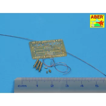 Aber Models - US antenna & brackets (set of 3 pcs)