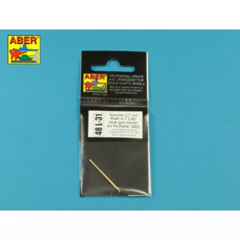   Aber Models - German 3,7 cm KwK A 7 L/42  tank gun barrel for Pz.Kpfw. 38(t)
