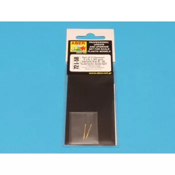 Aber Models - Set of 2 gun barrels KwK 38