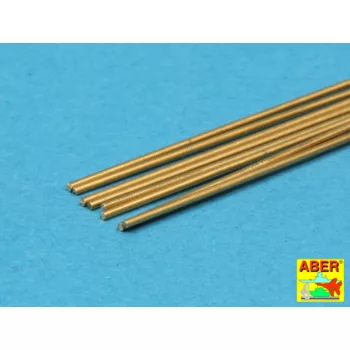 Aber Models - Brass  round rods 0,6mm