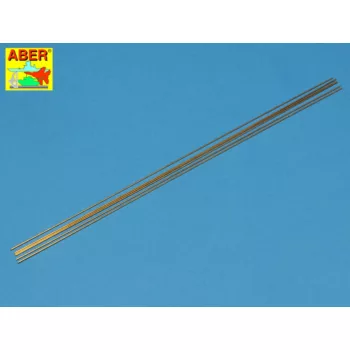 Aber Models - Brass round rods 0,8mm length 250mm x6pcs