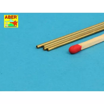 Aber Models - Brass Tubes 1,3x0,2mm lenght 250mm x 4 pcs.