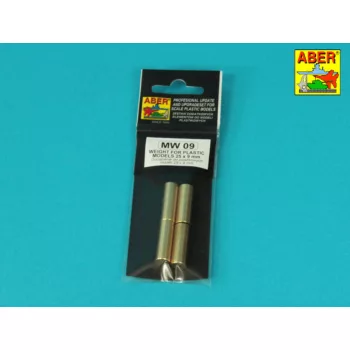 Aber Models - WEIGHT FOR PLASTIC  MODELS 25 x 9 mm x 4 pcs.