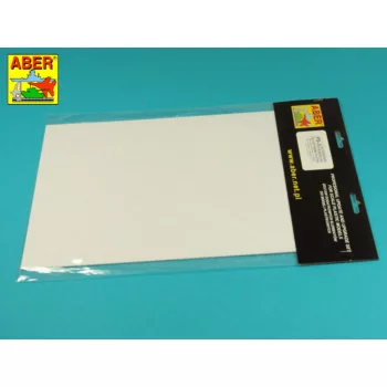   Aber Models - Polystyrene plates 195 x 315 x 0,75 mm x 3 pcs.