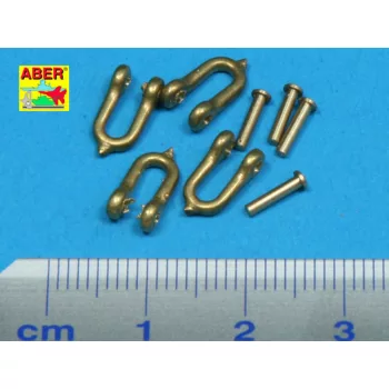   Aber Models - Early model shackle for Pz.Kpfw.VI Tiger Ausf B x 4 pcs