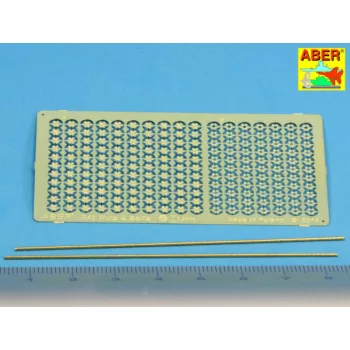   Aber Models - Hexagonal bolts & nuts 1,5mm useful for 1/16 scale