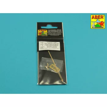 Aber Models - Set of 2 NATO antennas with mount bases