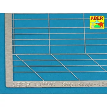 Aber Models - Railing four horizontal bars