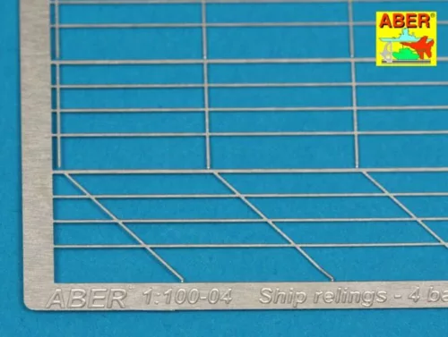 Aber Models - Railing four horizontal bars