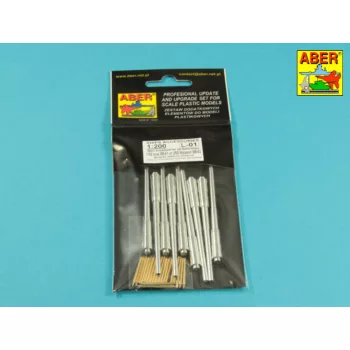   Aber Models - Main Armament for US battleship Iova or Missouri 406mm x9, 127mm x20