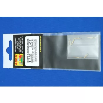 Aber Models - 12 pcs 127 mm short barrels for Japan ships