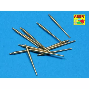 Aber Models - 12 pcs 150 mm barrels for Bismarck